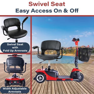 Zip'r Roo 3-Wheel Mobility Scooter | Lightweight, Portable, Travel Scooter