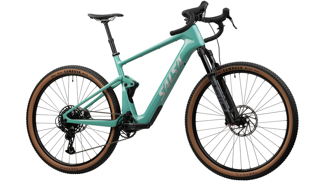 SALSA Wanderosa C Apex Eagle Ebike - 29" Carbon Sea Green Medium