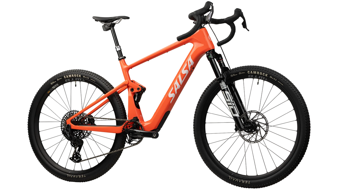 SALSA Wanderosa C Force X0 AXS Transmission Ebike - 29" Carbon Coral Medium