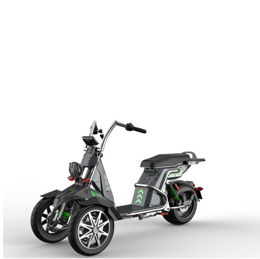 SoverSky T100| 4000W E-Trike 50Ah Li-Battery, 45MPH, 3-Wheel - EBike Haul