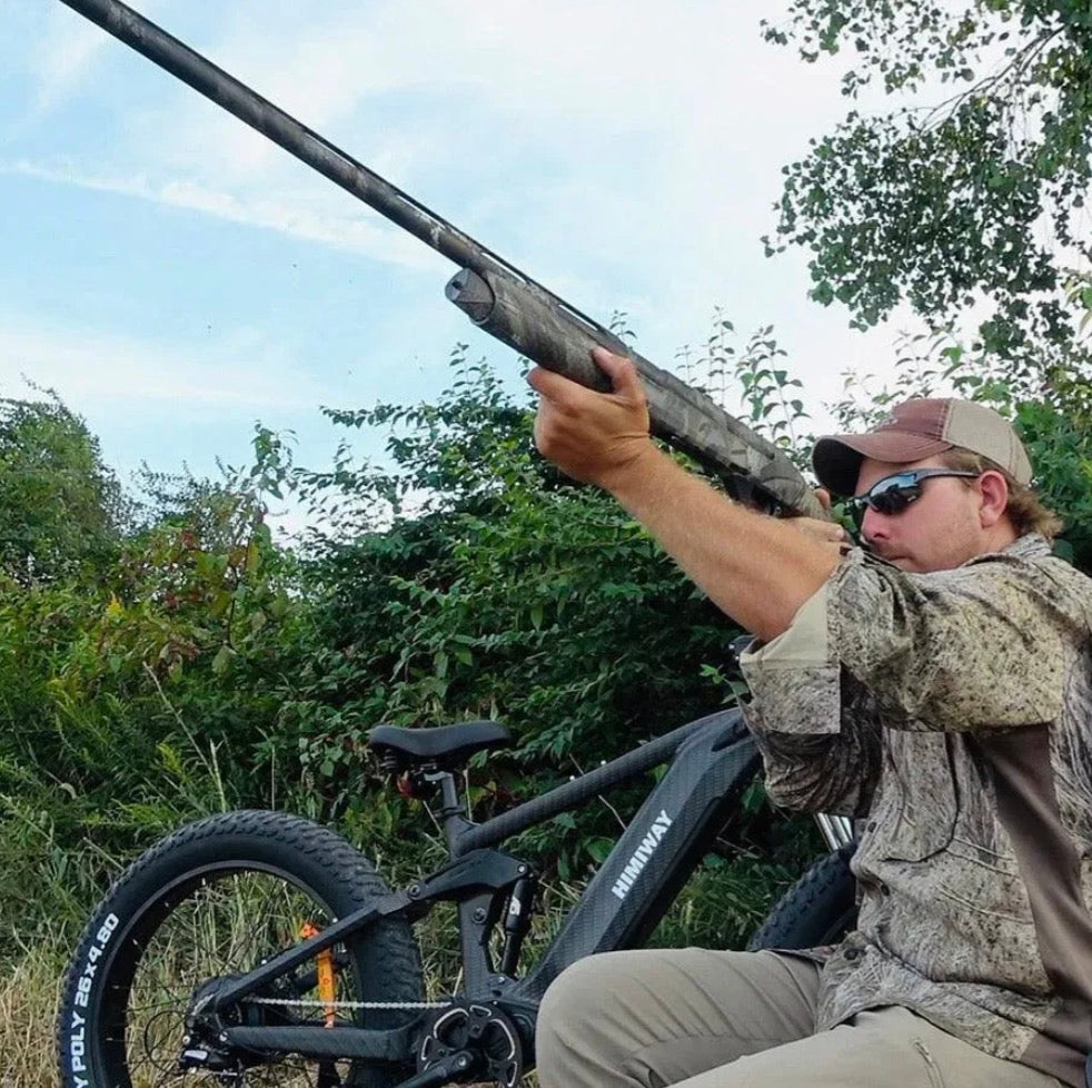 Himiway|D7 Full Suspension Electric Hunting Bike| 1000W, 80-Mile Range