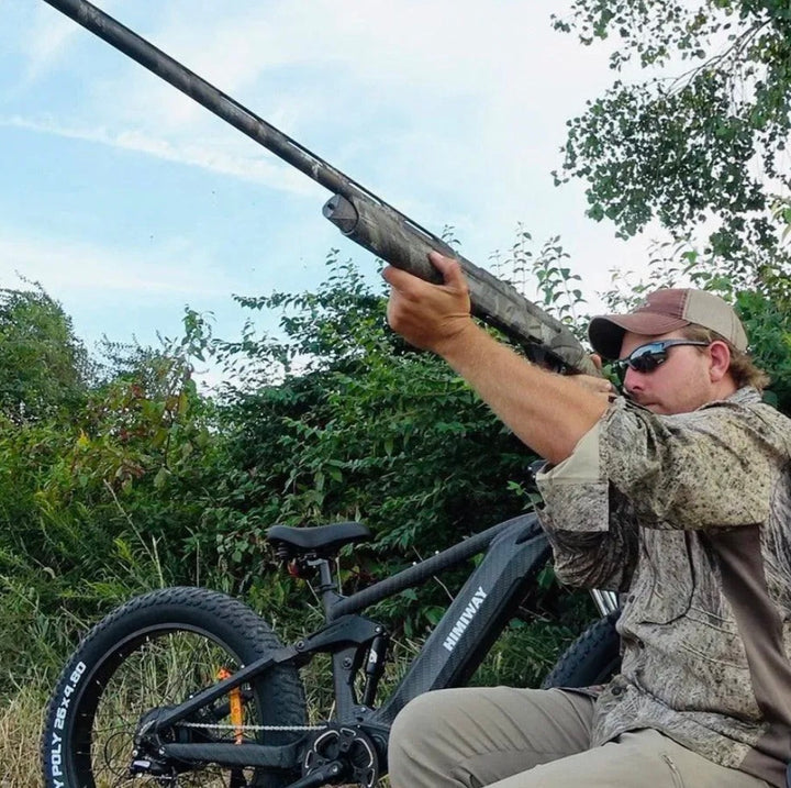 Himiway|D7 Full Suspension Electric Hunting Bike| 1000W, 80-Mile Range