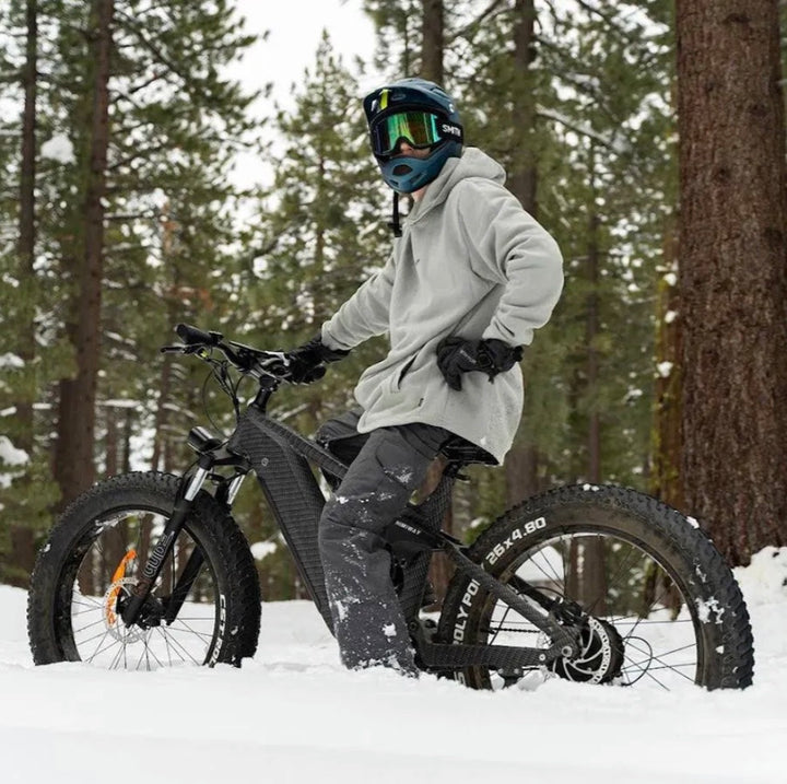 Himiway|D7 Full Suspension Electric Hunting Bike| 1000W, 80-Mile Range