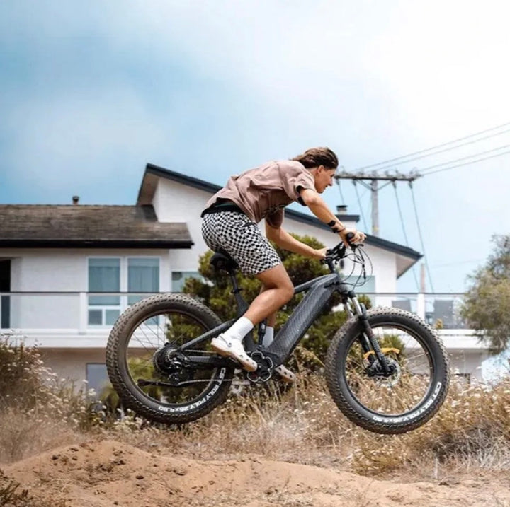 Himiway|D7 Full Suspension Electric Hunting Bike| 1000W, 80-Mile Range