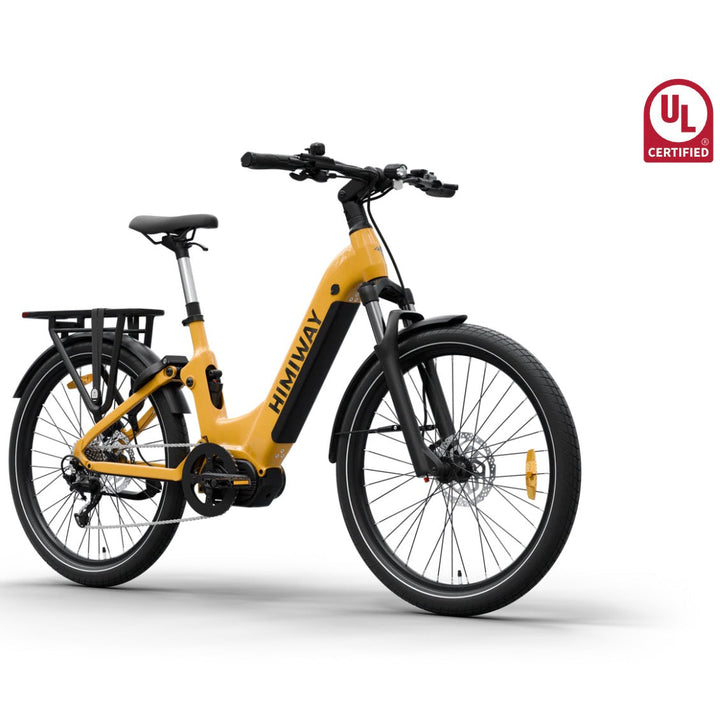 Himiway| A7 Pro Full Suspension Commuter E-Bike | 500W Mid-Drive