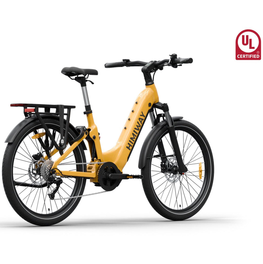 Himiway| A7 Pro Full Suspension Commuter E-Bike | 500W Mid-Drive