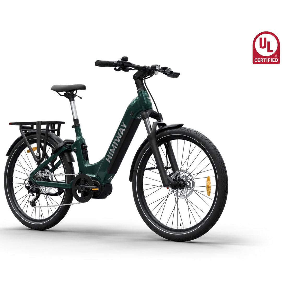 Himiway| A7 Pro Full Suspension Commuter E-Bike | 500W Mid-Drive