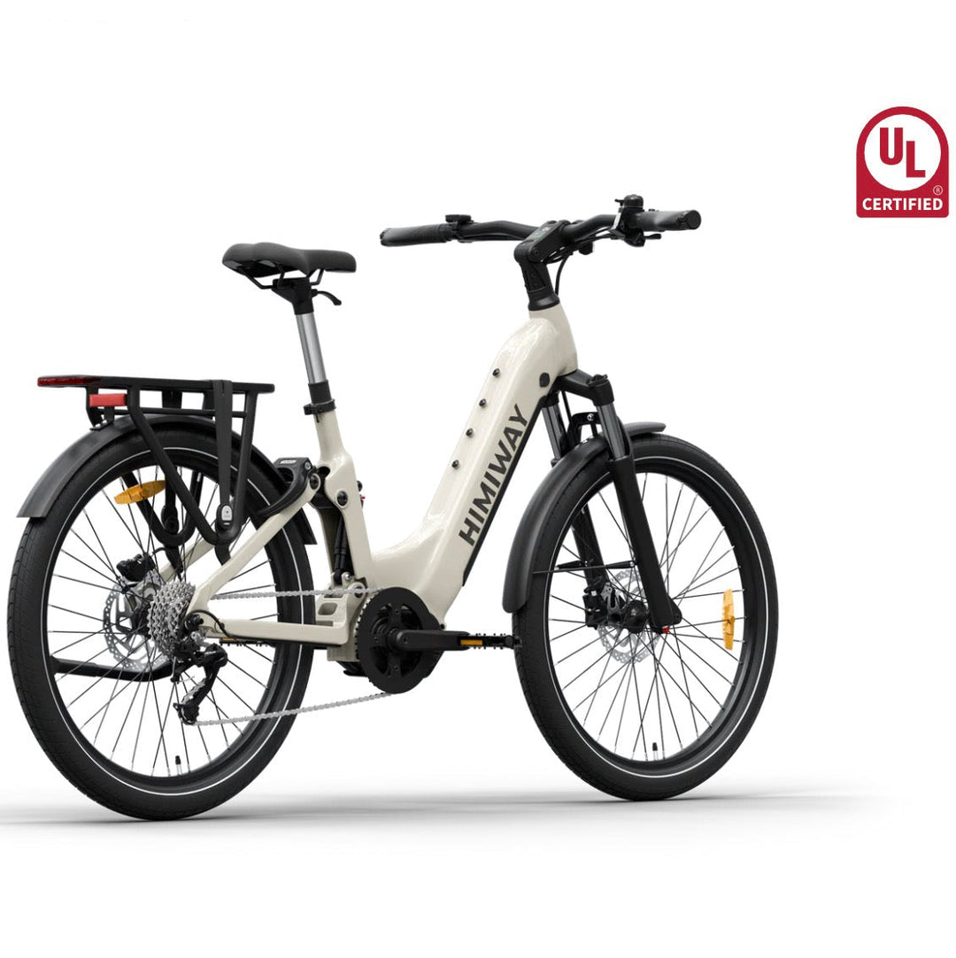Himiway| A7 Pro Full Suspension Commuter E-Bike | 500W Mid-Drive