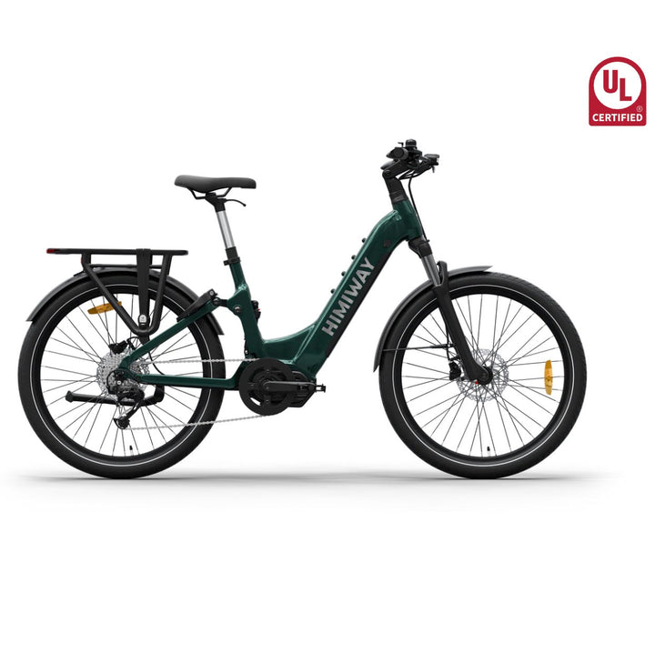 Himiway| A7 Pro Full Suspension Commuter E-Bike | 500W Mid-Drive