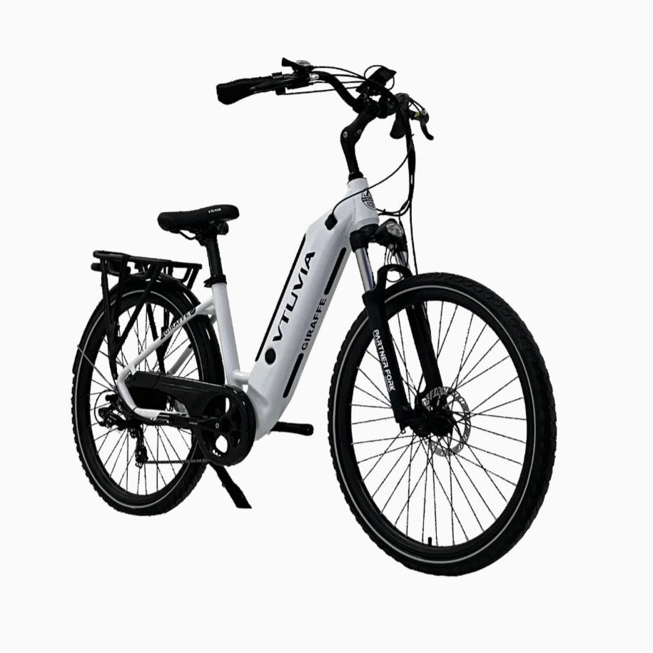 VTUVIA| Giraffe 500W, 50-Mile Range Step-Through Commuter Electric Bike