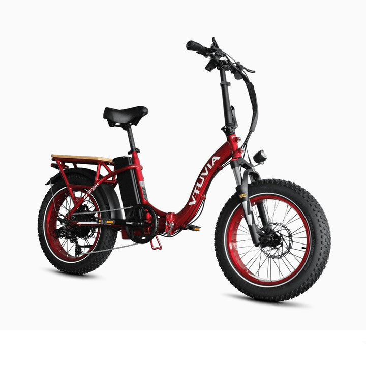 VTUVIA| SF20H Folding 750W, UL Certified, Fat Tire Step-Through Electric Bike