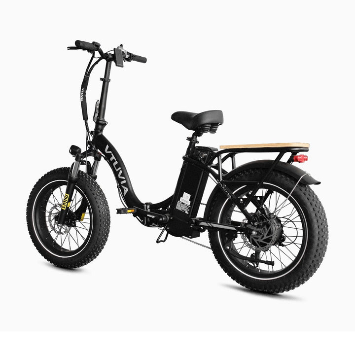 VTUVIA| SF20H Folding 750W, UL Certified, Fat Tire Step-Through Electric Bike