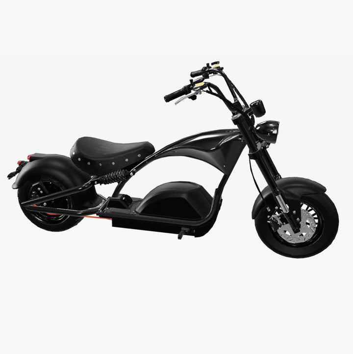 Eahora| Chrome M1PS 4000W 72V 40Ah Electric Fat Tire Chopper Scooter