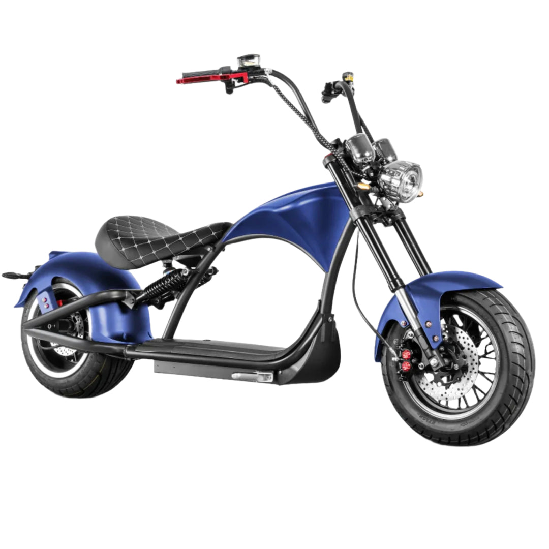 Eahora|M1P Plus 3000W, 60V 30Ah, 45+Mile Range E Chopper Motorcycle