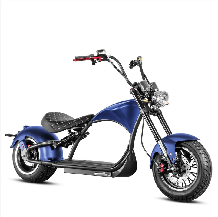 Eahora|M1P Plus 3000W, 60V 30Ah, 45+Mile Range E Chopper Motorcycle