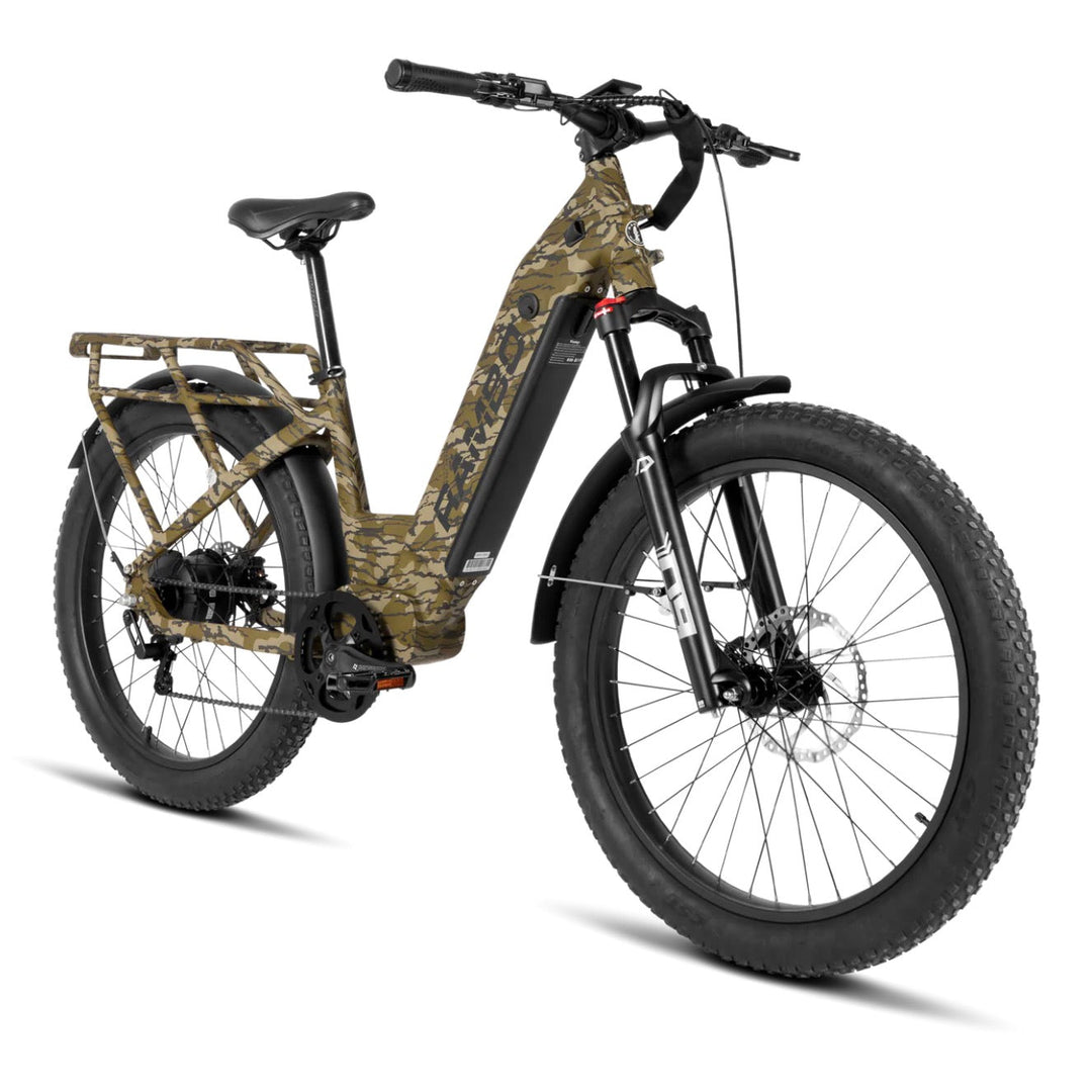 RAMBO| NOMAD 2.0 Step-Thru 1000W Hub Motor, Hunting E-Bike