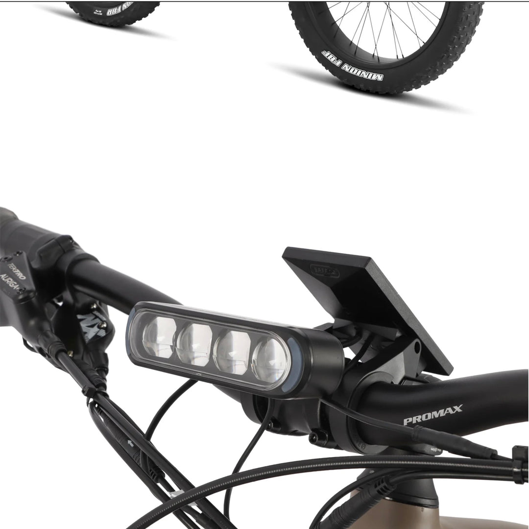 RAMBO Venom 2.0 |1000W Mid-Drive, 4.8" Fat Tires Electric Hunting Bike