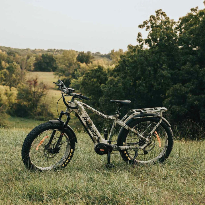 RAMBO Venom 2.0 |1000W Mid-Drive, 4.8" Fat Tires Electric Hunting Bike