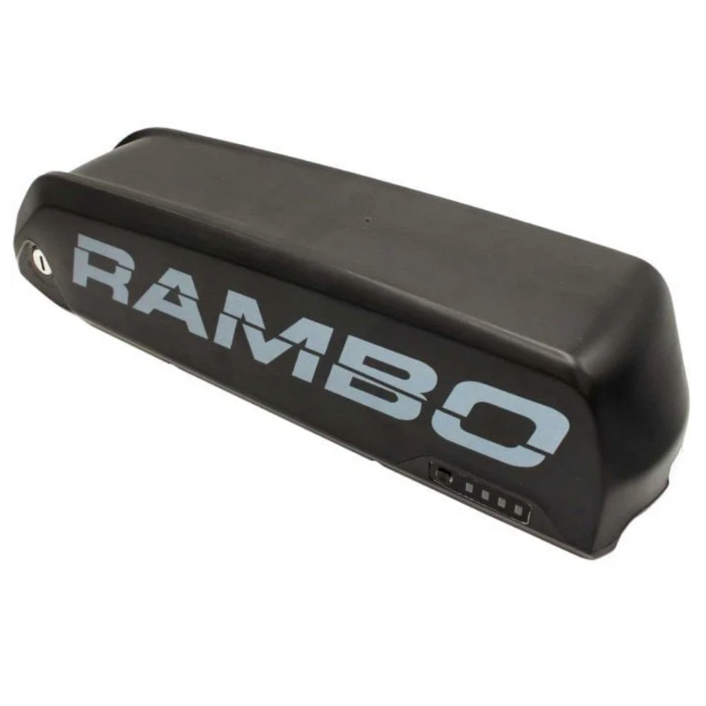 RAMBO| 14AH Black, BLK/Grey Battery - EBike Haul