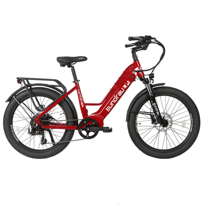 Eunorau| META 100-Mile Range 500W,Torque Sensor Commuter E-Bike