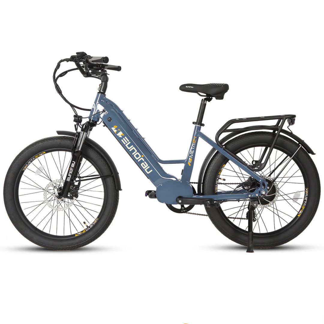 Eunorau| META 100-Mile Range 500W,Torque Sensor Commuter E-Bike