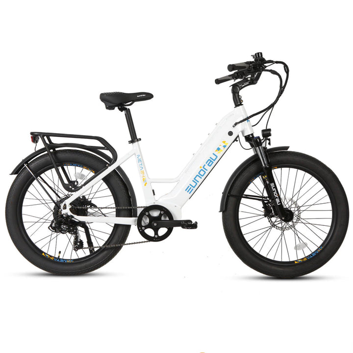 Eunorau| META 100-Mile Range 500W,Torque Sensor Commuter E-Bike