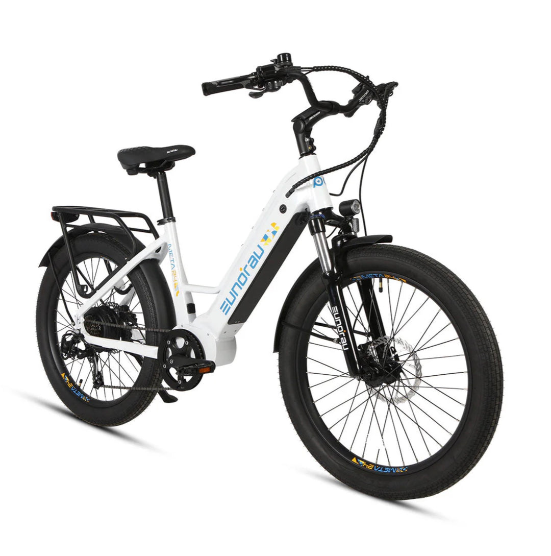 Eunorau| META 100-Mile Range 500W,Torque Sensor Commuter E-Bike
