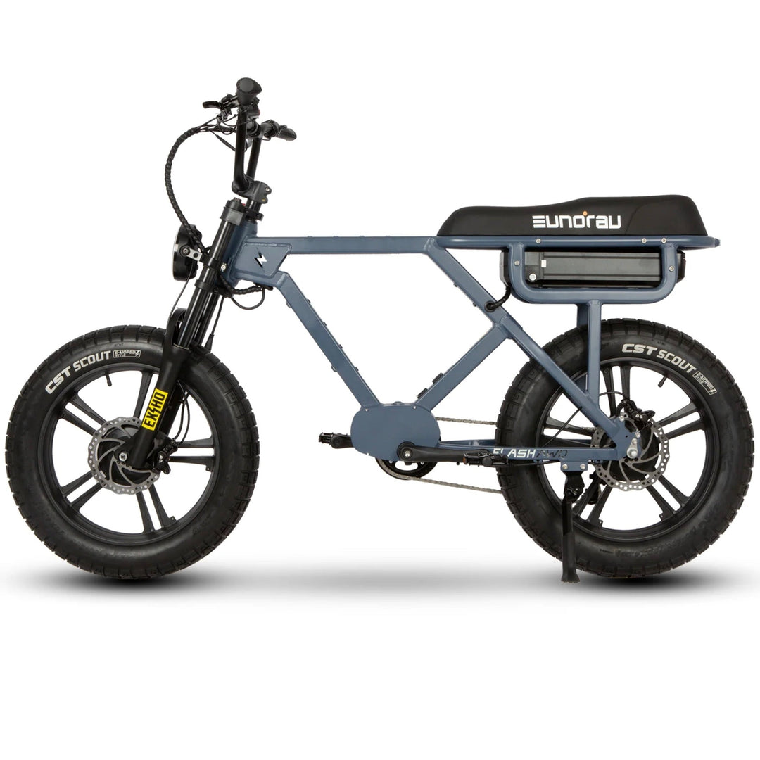 Eunorau| Flash Mid-Drive, Full Suspension, Multi-Battery 1500W AWD All-Terrain Ebike