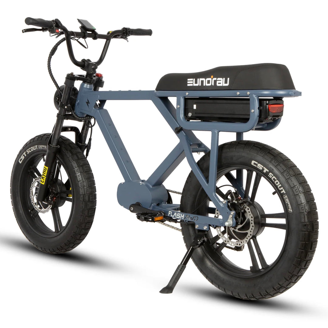 Eunorau| Flash Mid-Drive, Full Suspension, Multi-Battery 1500W AWD All-Terrain Ebike