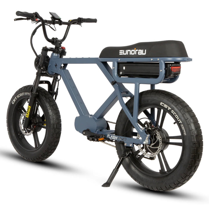 Eunorau| Flash Mid-Drive, Full Suspension, Multi-Battery 1500W AWD All-Terrain Ebike