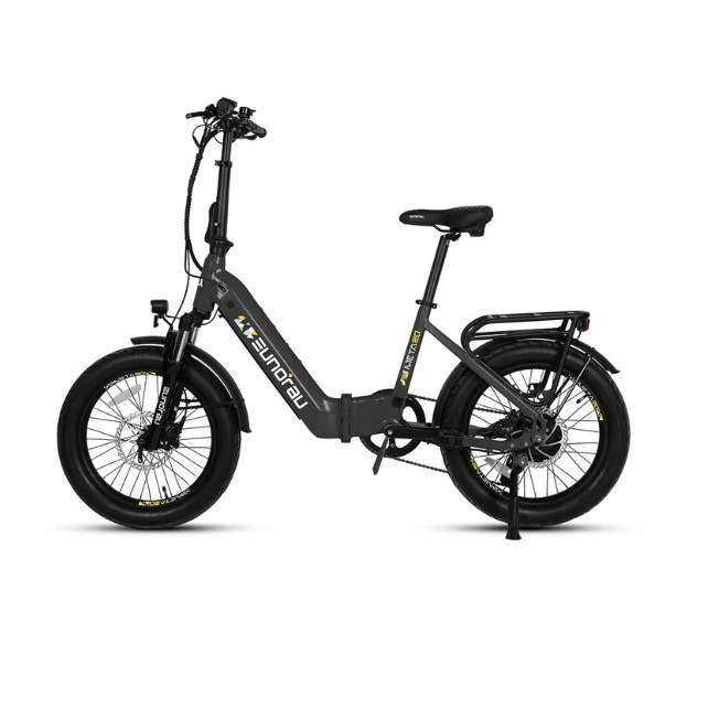 Eunorau| META Foldable 500W, 100-Mile Range Torque Sensor Compact E-Bike