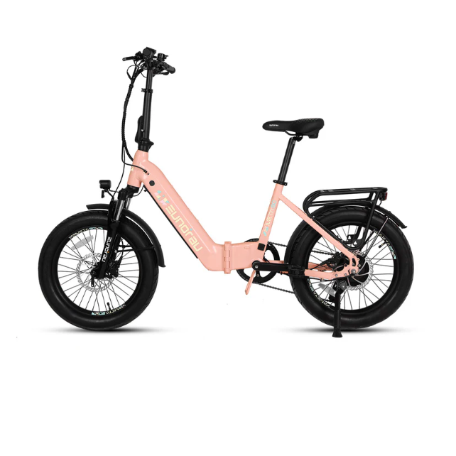 Eunorau| META Foldable 500W, 100-Mile Range Torque Sensor Compact E-Bike