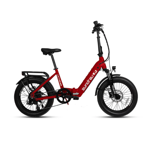Eunorau| META Foldable 500W, 100-Mile Range Torque Sensor Compact E-Bike