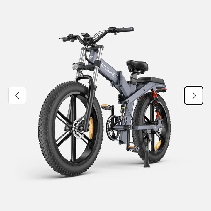 Engwe X26| 31 MPH, 90+ Mile Range, Hydraulic Brakes All-Terrain Folding Ebike