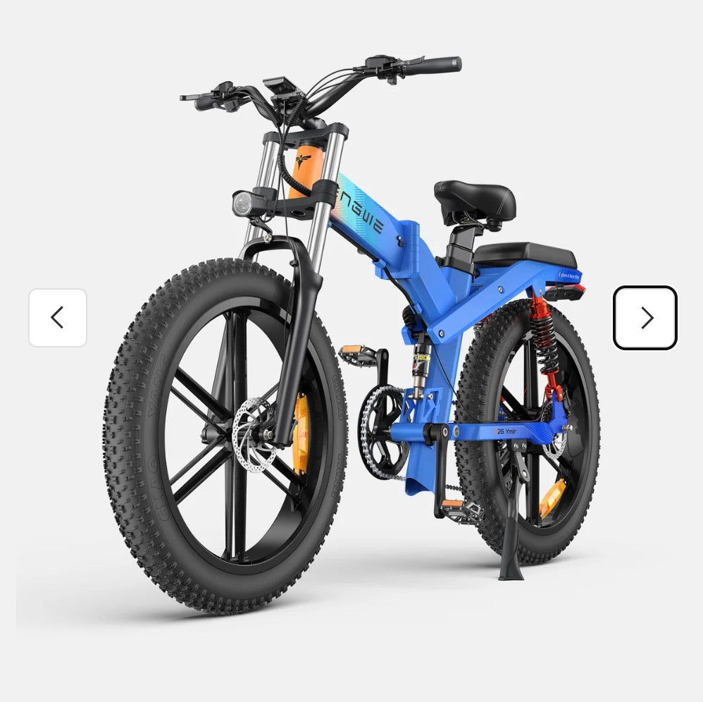 Engwe X26| 31 MPH, 90+ Mile Range, Hydraulic Brakes All-Terrain Folding Ebike