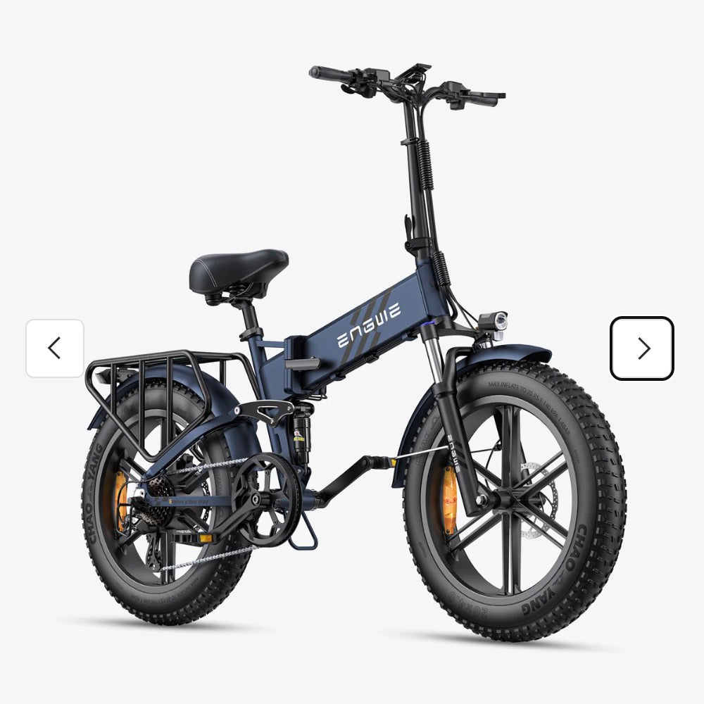 Engwe Engine Pro 2.0| 750W (1200W Peak), 52V 16Ah Folding E-Bike