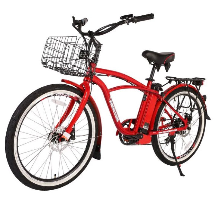 X-Treme Newport Elite Max 36 Volt Beach Cruiser Electric Bike