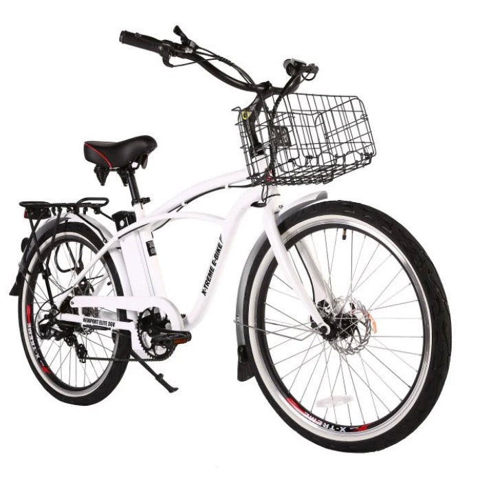 X-Treme Newport Elite Max 36 Volt Beach Cruiser Electric Bike