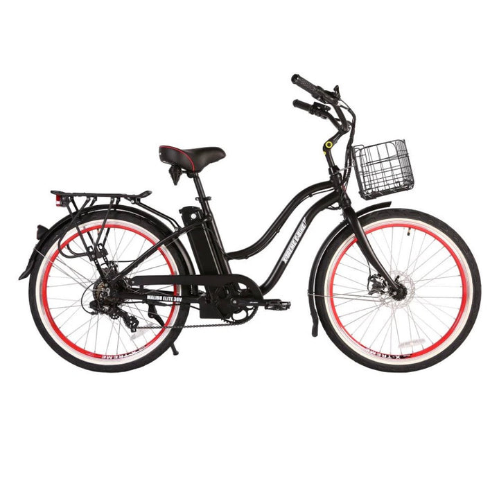 X-Treme Malibu Elite Max 36 Volt Beach Cruiser Step Through Electric Bike