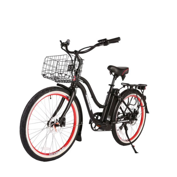 X-Treme Malibu Elite Max 36 Volt Beach Cruiser Step Through Electric Bike