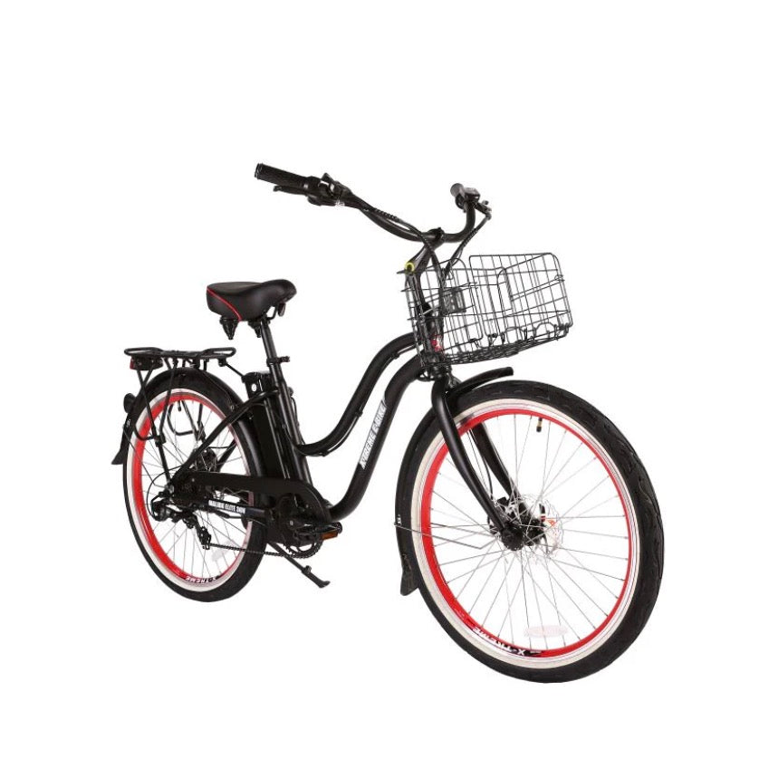 X-Treme Malibu Elite Max 36 Volt Beach Cruiser Step Through Electric Bike