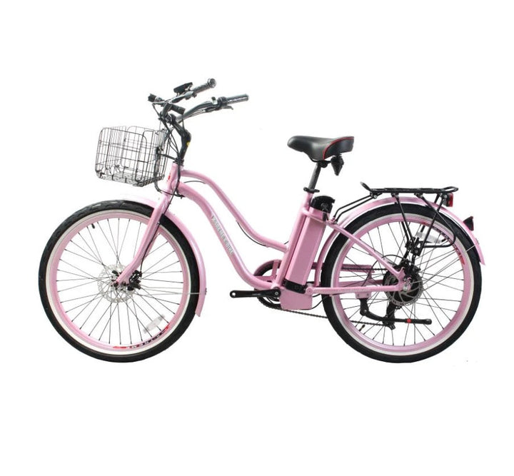 X-Treme Malibu Elite Max 36 Volt Beach Cruiser Step Through Electric Bike