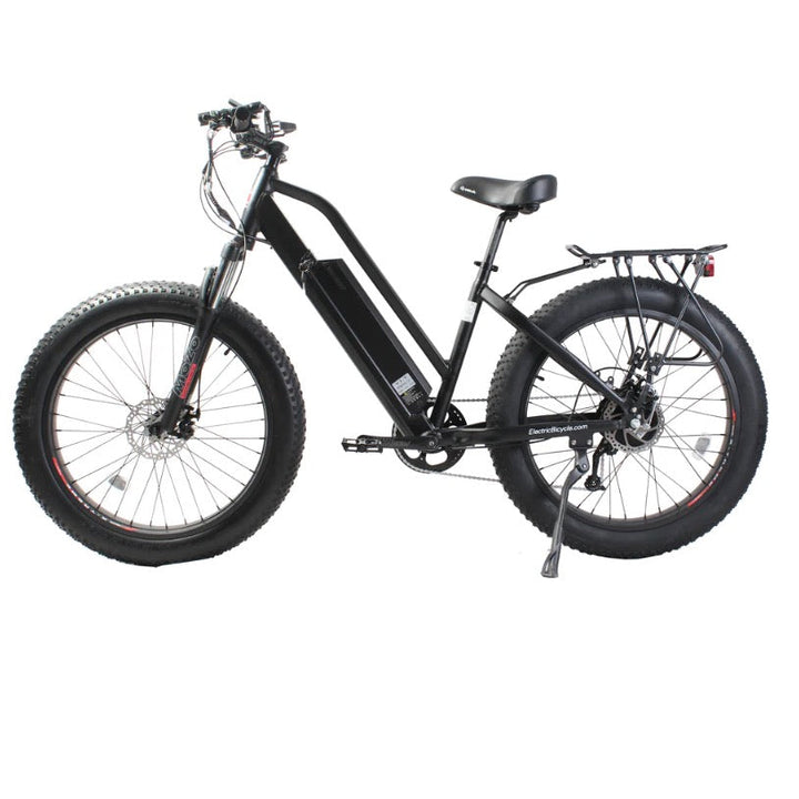 X-Treme Boulderado 48 Volt 17 Amp Fat Tire Step-Through Electric Mountain Bike