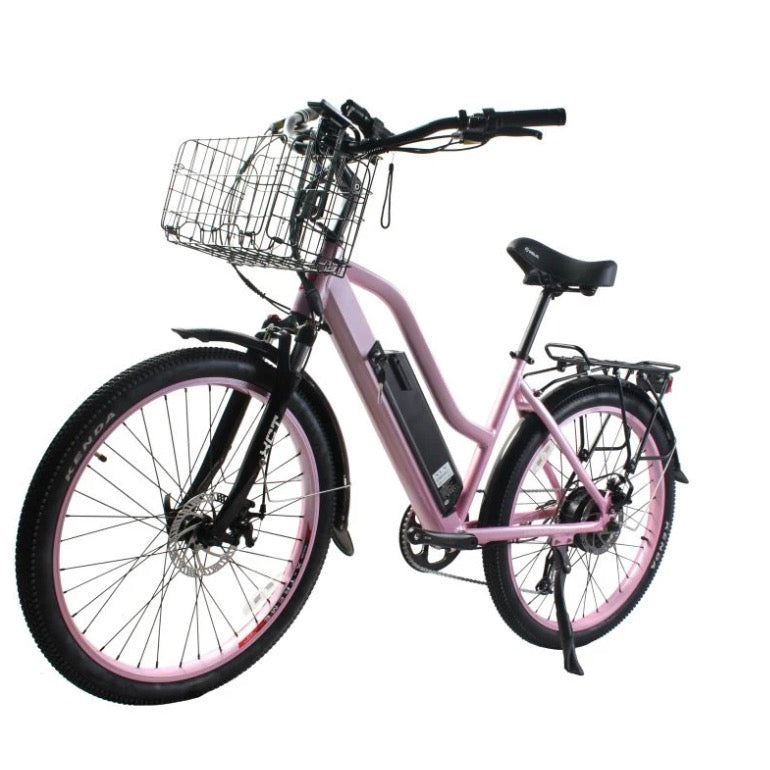 X-Treme Catalina Beach Cruiser 48 Volt Step-Through Long Range Comfort E-Bike