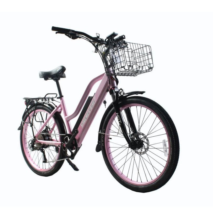 X-Treme Catalina Beach Cruiser 48 Volt Step-Through Long Range Comfort E-Bike