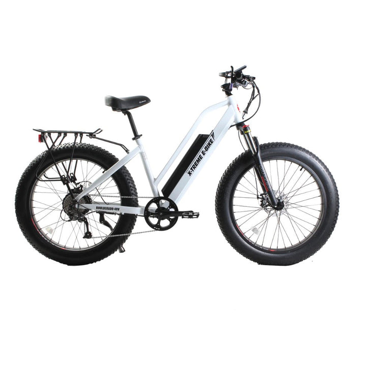X-Treme Boulderado 48 Volt 10 Amp Fat Tire Step-Through Electric Mountain Bike
