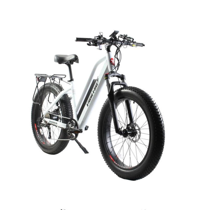 X-Treme Boulderado 48 Volt 10 Amp Fat Tire Step-Through Electric Mountain Bike