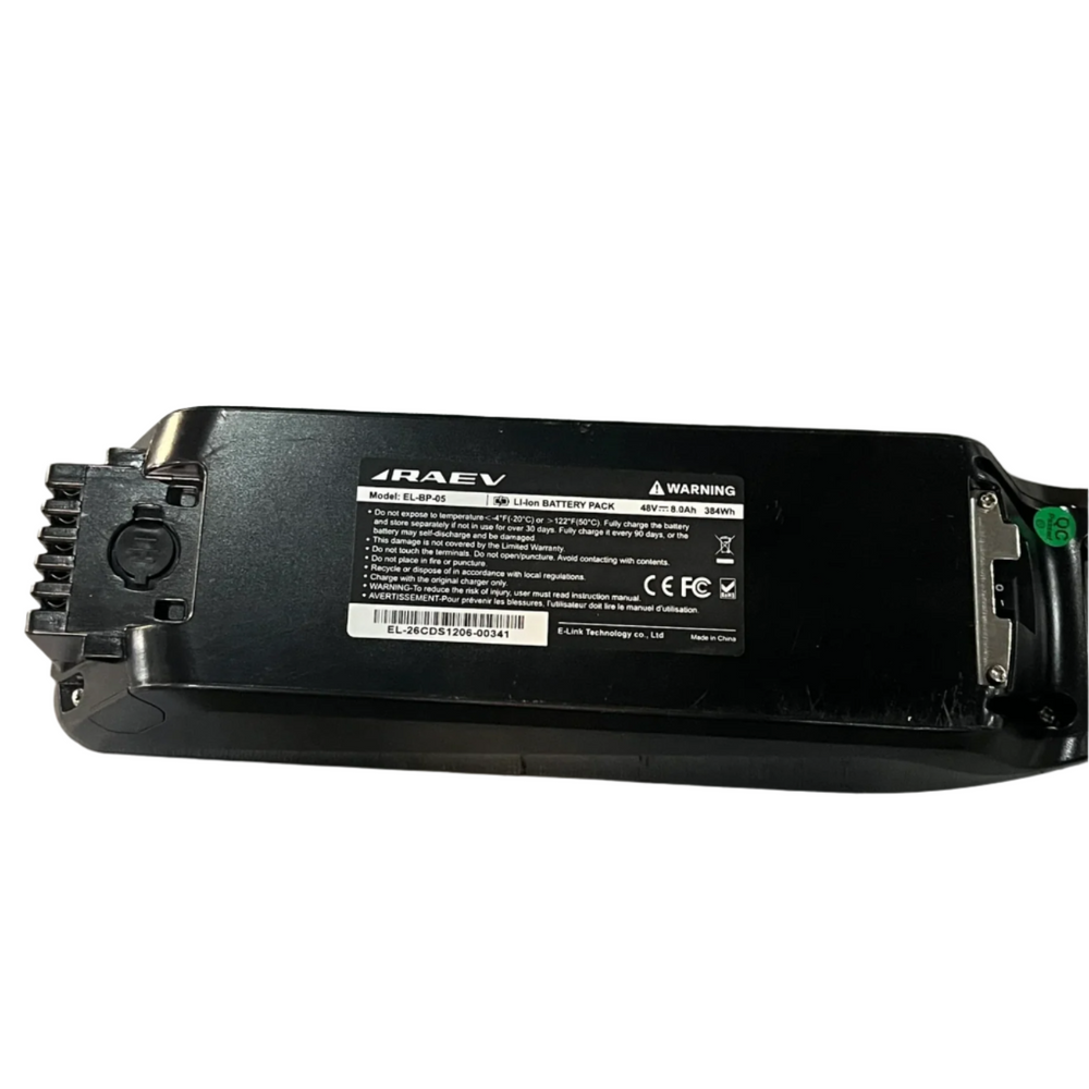 RAEV Bullet GT Battery for E Bike - 48V 8Ah - EBike Haul