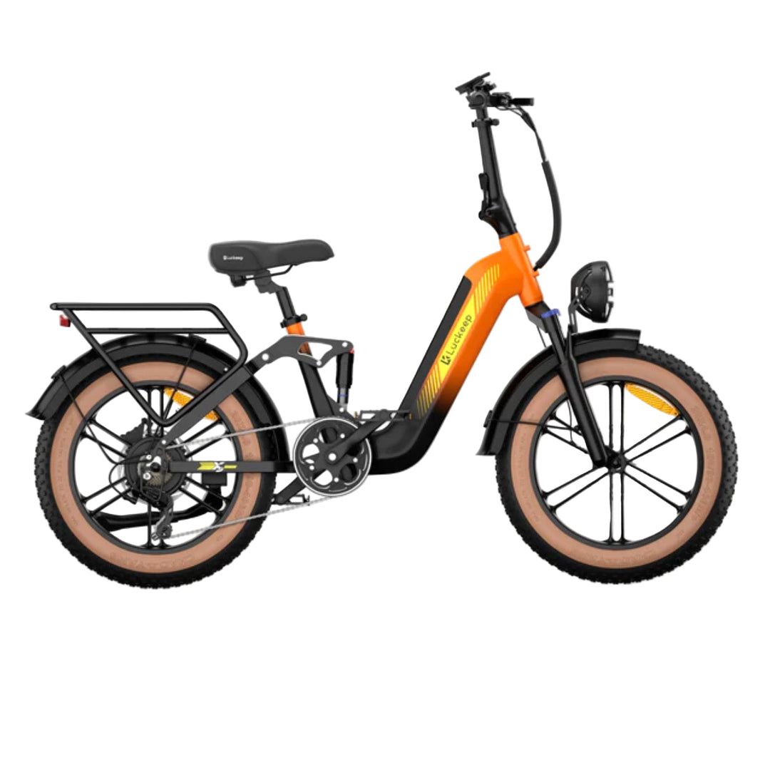Luckeep X3| Fat tire full suspension Electric Bike