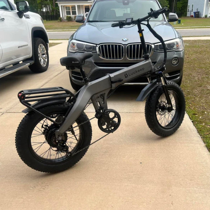 Luckeep X1 Lite| A sturdy and powerful 500W Folding Fat Tire Electric Bike
